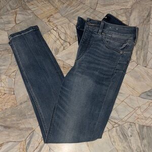 Express Dark Blue Women's Skinny Jeans